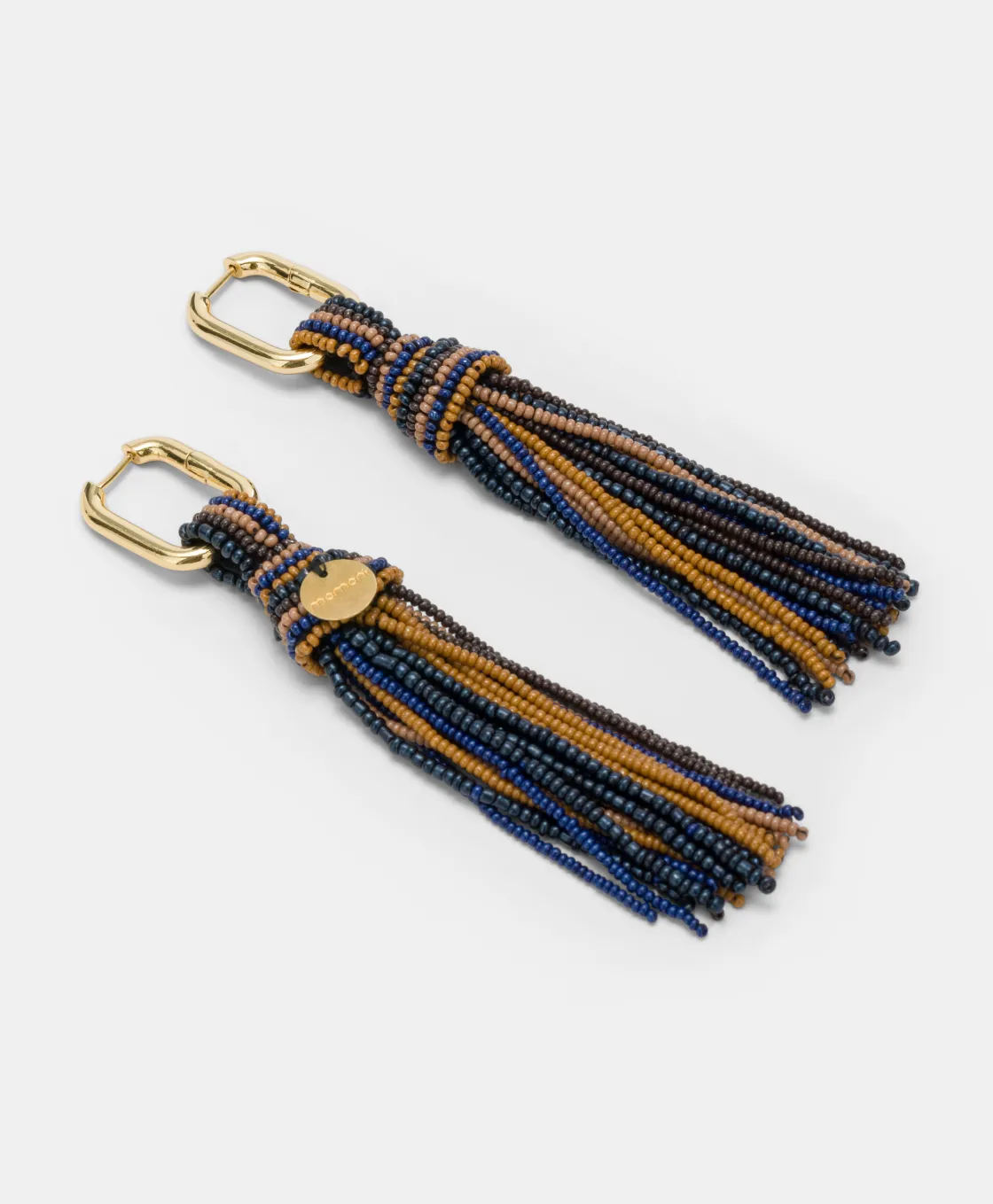 Momoni Bijoux*BIJOUX TEMAKI AVEC PETITES PERLES OU PERLES - MARINE MULTICOLORE Bleu