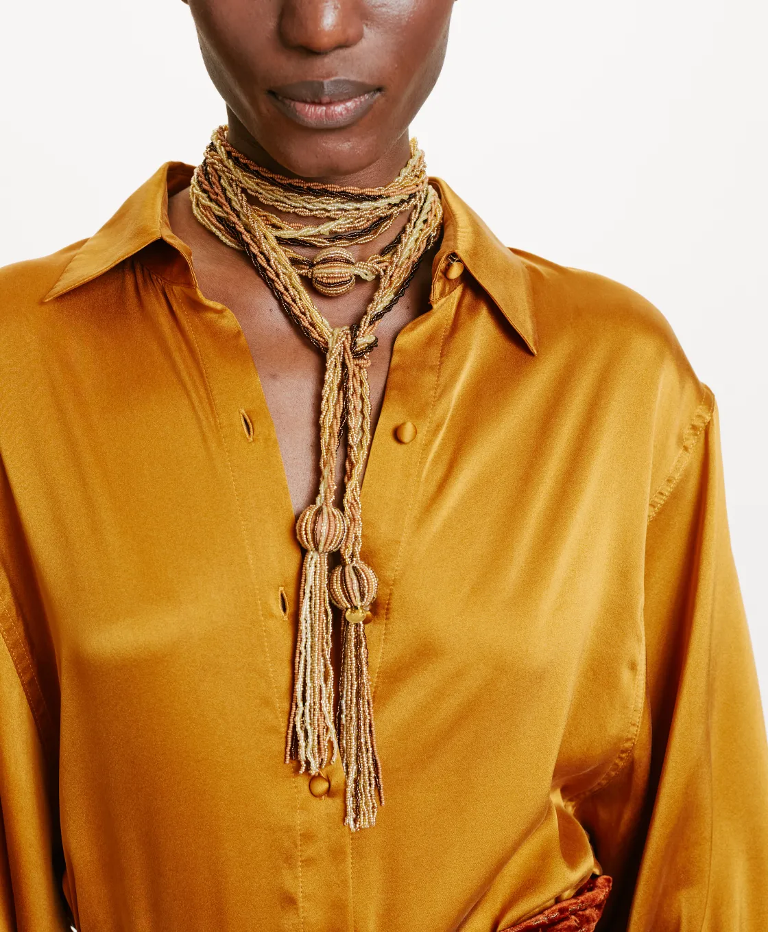 Momoni Bijoux*BIJOUX WAKEME AVEC PETITES PERLES OU PERLES - OR MULTICOLORE OrMulticolore