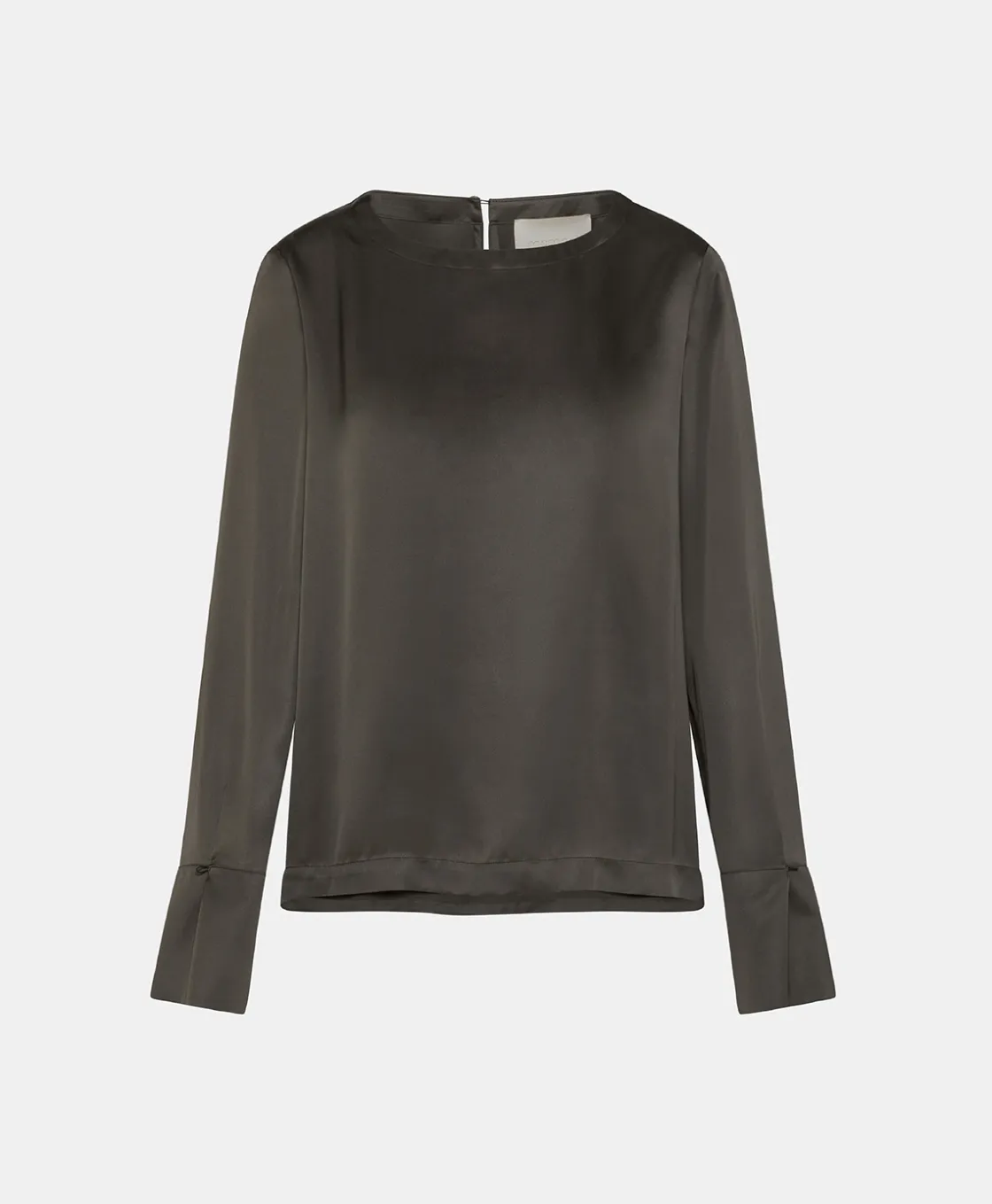 Momoni Chemises Et Blouses*BLOUSE KENTA EN SOIE LAVÉE - VERT MILITAIRE VertMilitaire