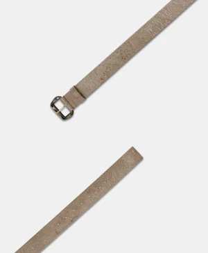 Momoni Ceintures*CEINTURE ANPAN EN CUIR NAPLAK - Taupe