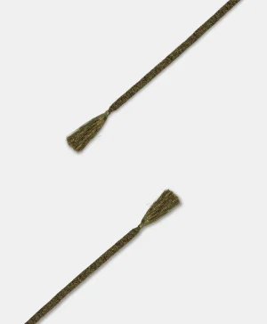 Momoni Ceintures*CEINTURE ONTANO EN LUREX AVEC FRANGE - VERT MATCHA VertMatcha