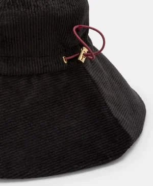 Momoni Bonnets Et Chapeaux*CHAPEAU OSAKA RAIN EN VELOURS - Noir