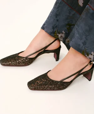 Momoni Chaussures*CHAUSSURES TOKYO EN GLITTER - Bronze
