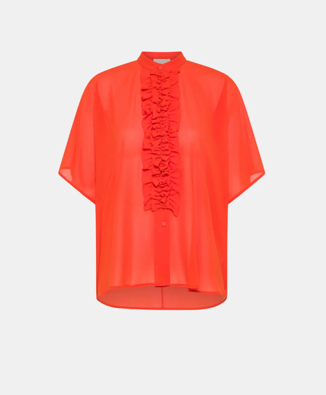 Momoni Chemises Et Blouses*CHEMISIER BERENICE EN GEORGETTE - Paprika