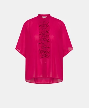 Momoni Chemises Et Blouses*CHEMISIER BERENICE EN GEORGETTE - Fuchsia
