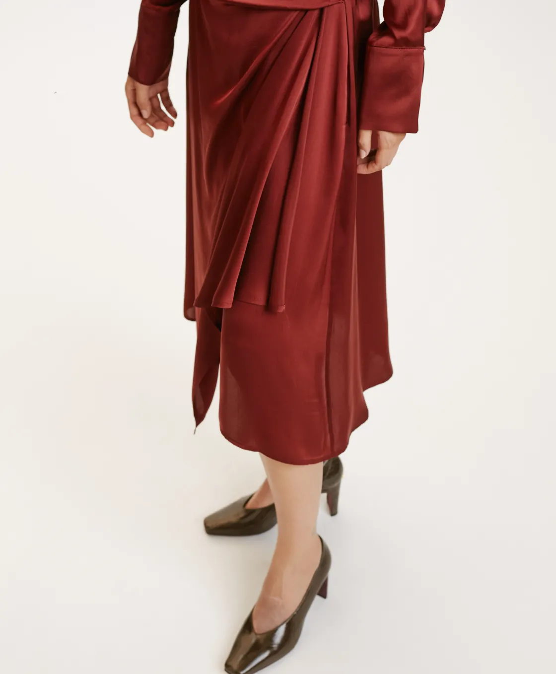 Momoni Jupes Et Shorts*JUPE JUN EN SOIE LAVÉE - MOÛT DE RAISIN MoûtdeRaisin