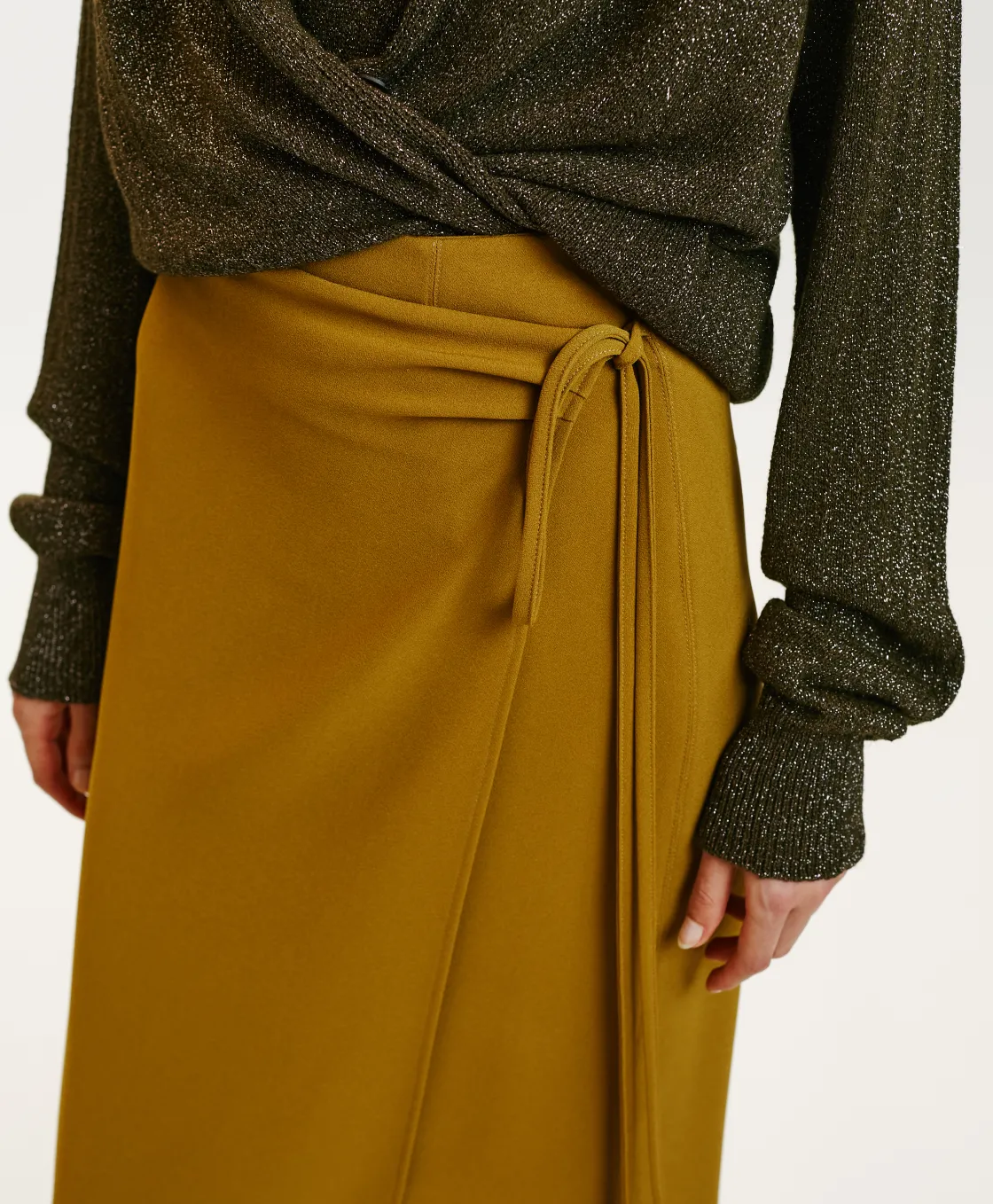 Momoni Jupes Et Shorts*JUPE LIGEA EN CADY STRETCH - Gingembre