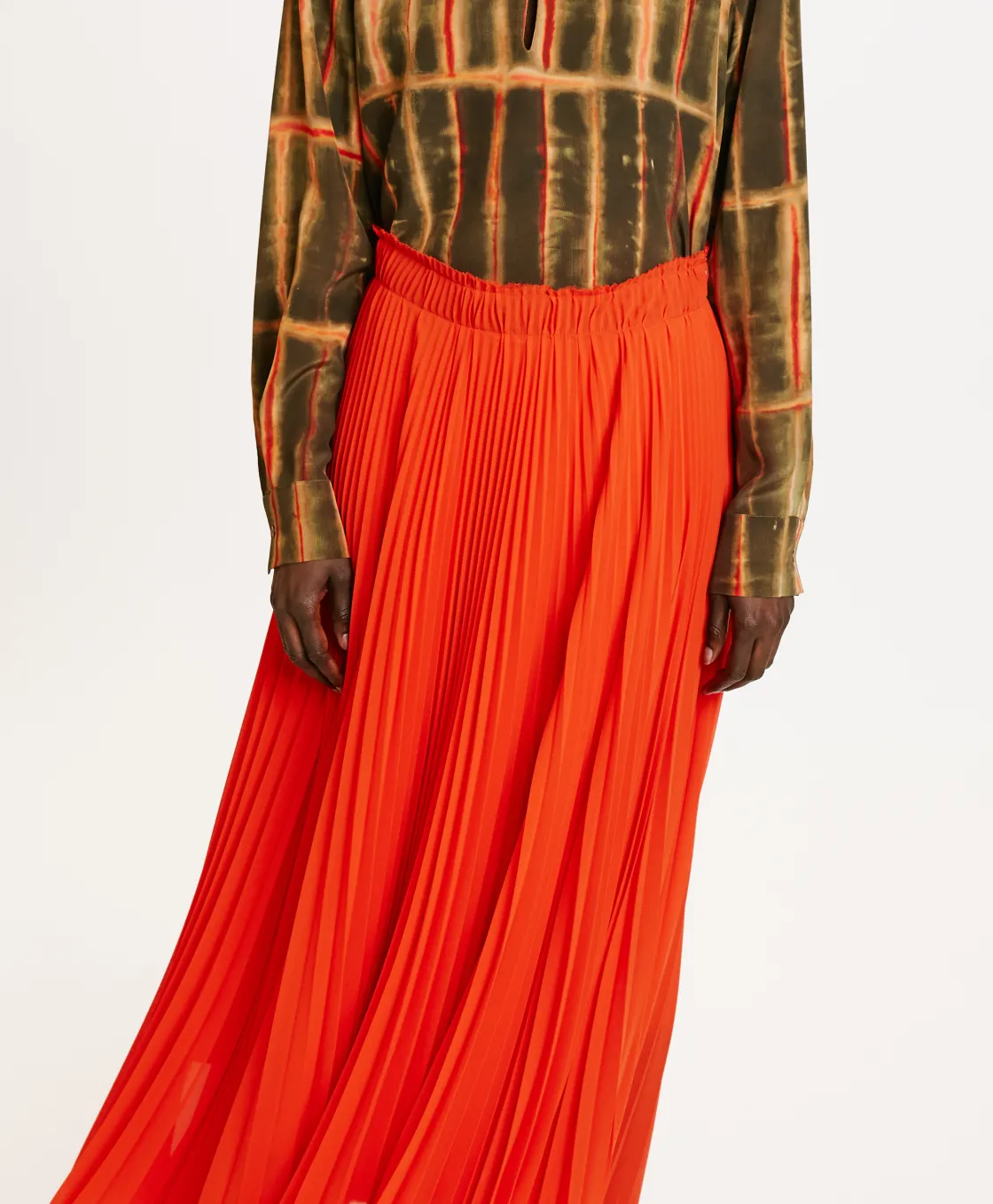 Momoni Jupes Et Shorts*JUPE NORIE EN GEORGETTE - Paprika