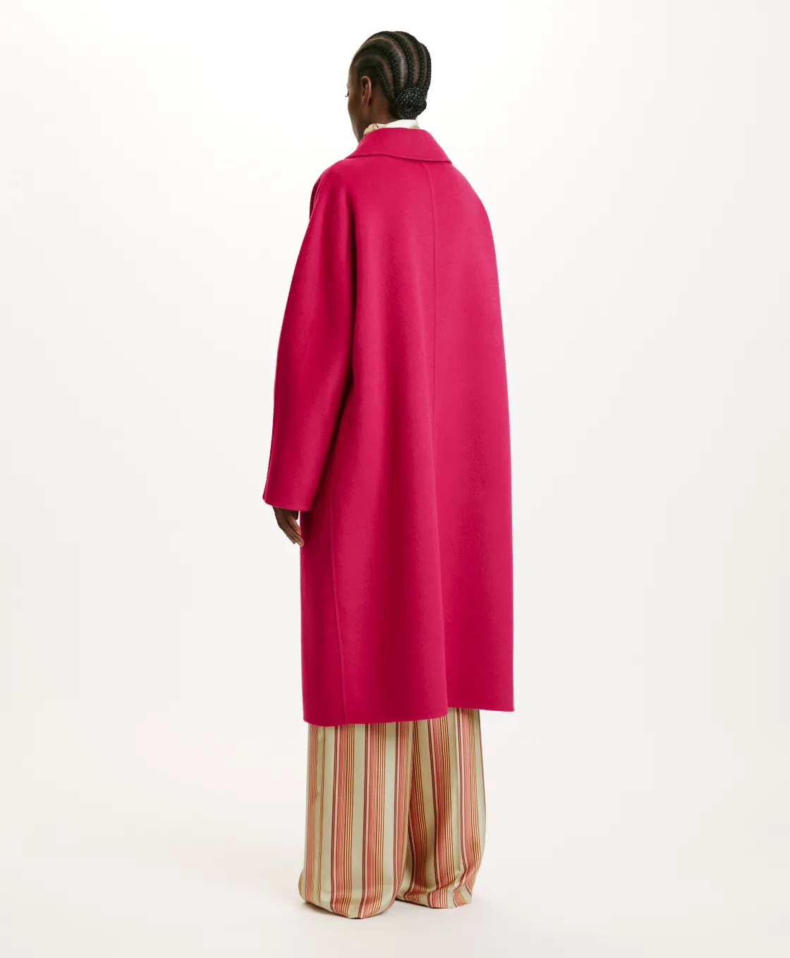 Momoni Manteaux*MANTEAU AKITA EN PANNE DOUBLE - Fuchsia