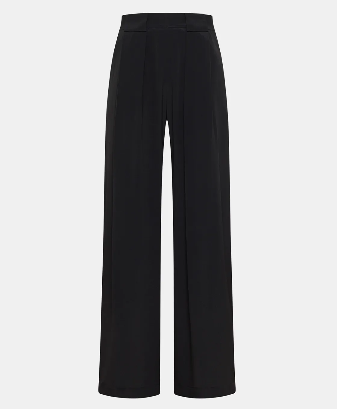 Momoni Pantalons*PANTALON ASPEN EN ACÉTATE/SOIE UNI - Noir