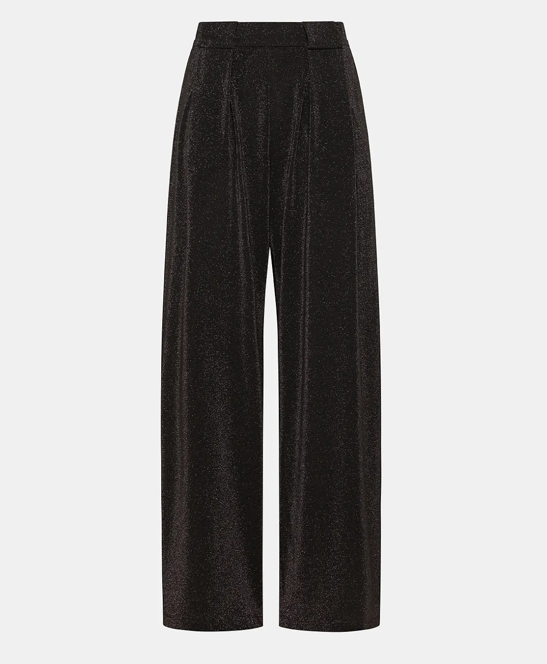 Momoni Pantalons*PANTALON ASPEN EN JERSEY LUREX - GRIS CHARBON GrisCharbon