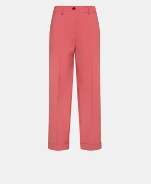 Momoni Pantalons*PANTALON DANGO EN LAINE FROIDE BISTRETCH - Corail