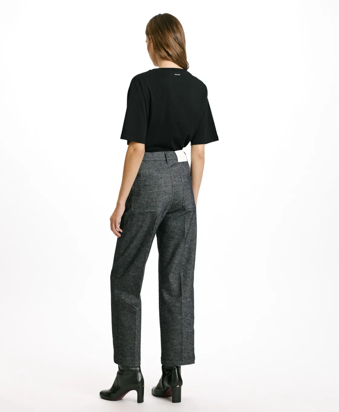 Momoni Pantalons*PANTALON JACQUES EN DENIM COTON LAINE STRETCH - BLEU JEAN BleuJean