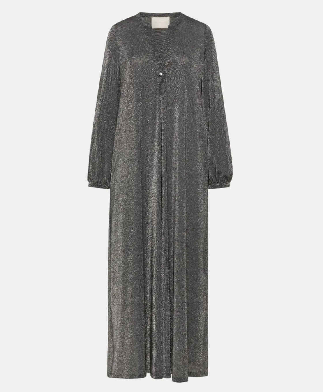 Momoni Robes*ROBE AMEDE EN JERSEY LUREX - GRIS FONCÉ GrisFoncé