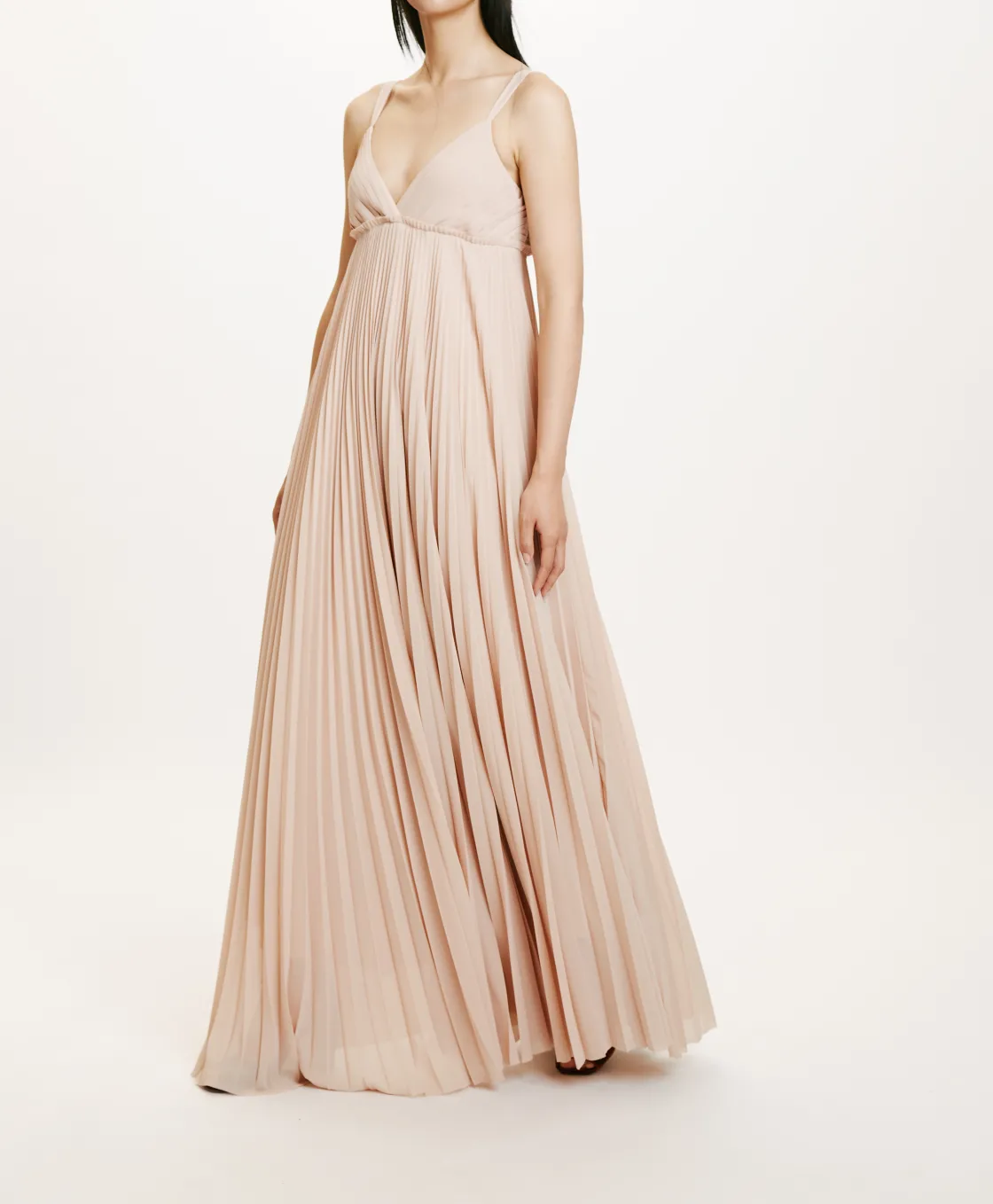 Momoni Robes*ROBE AMY EN GEORGETTE - Nu