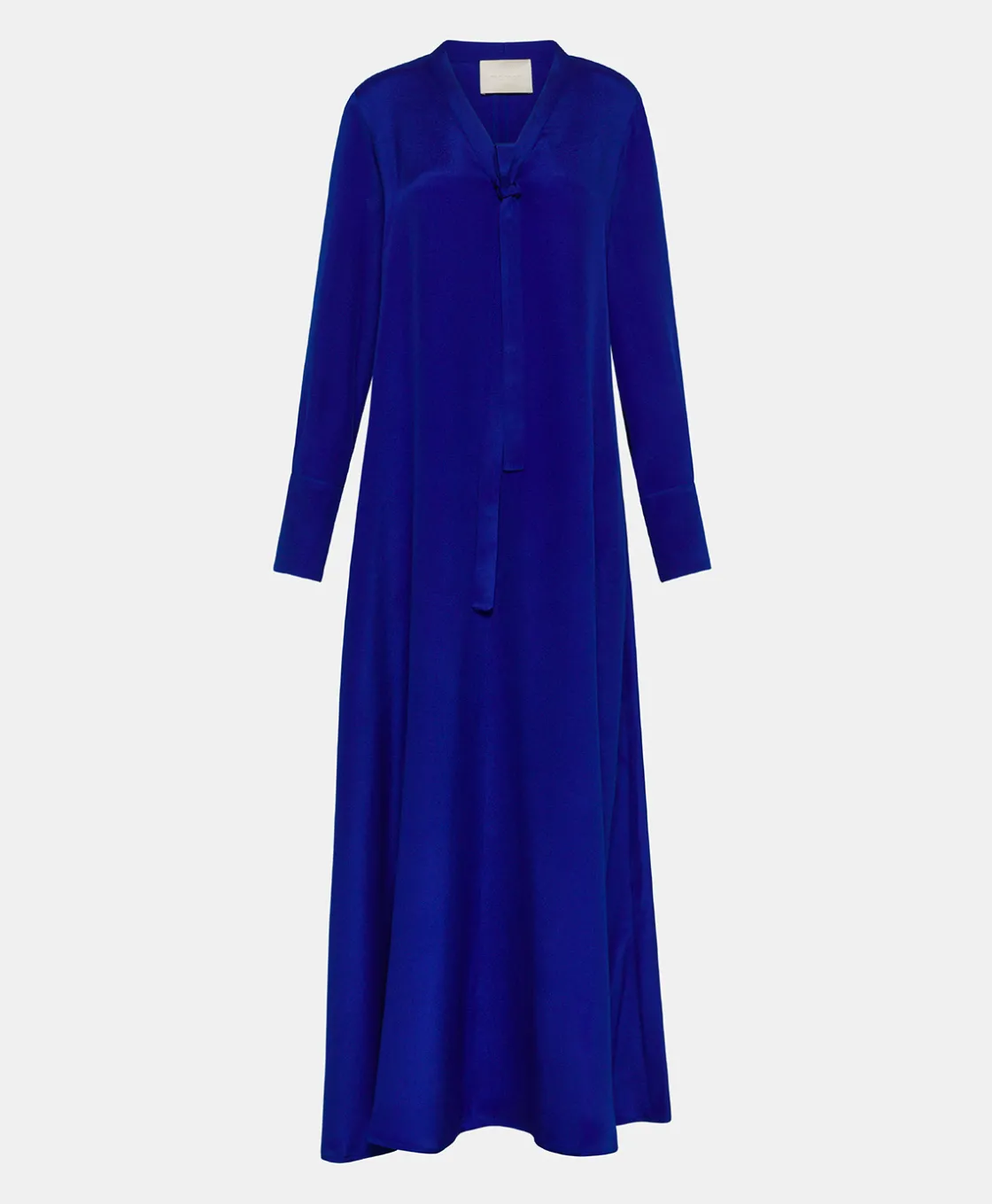 Momoni Robes*ROBE TAIKI EN MÉLANGE DE SOIE CRÊPE - Bleu