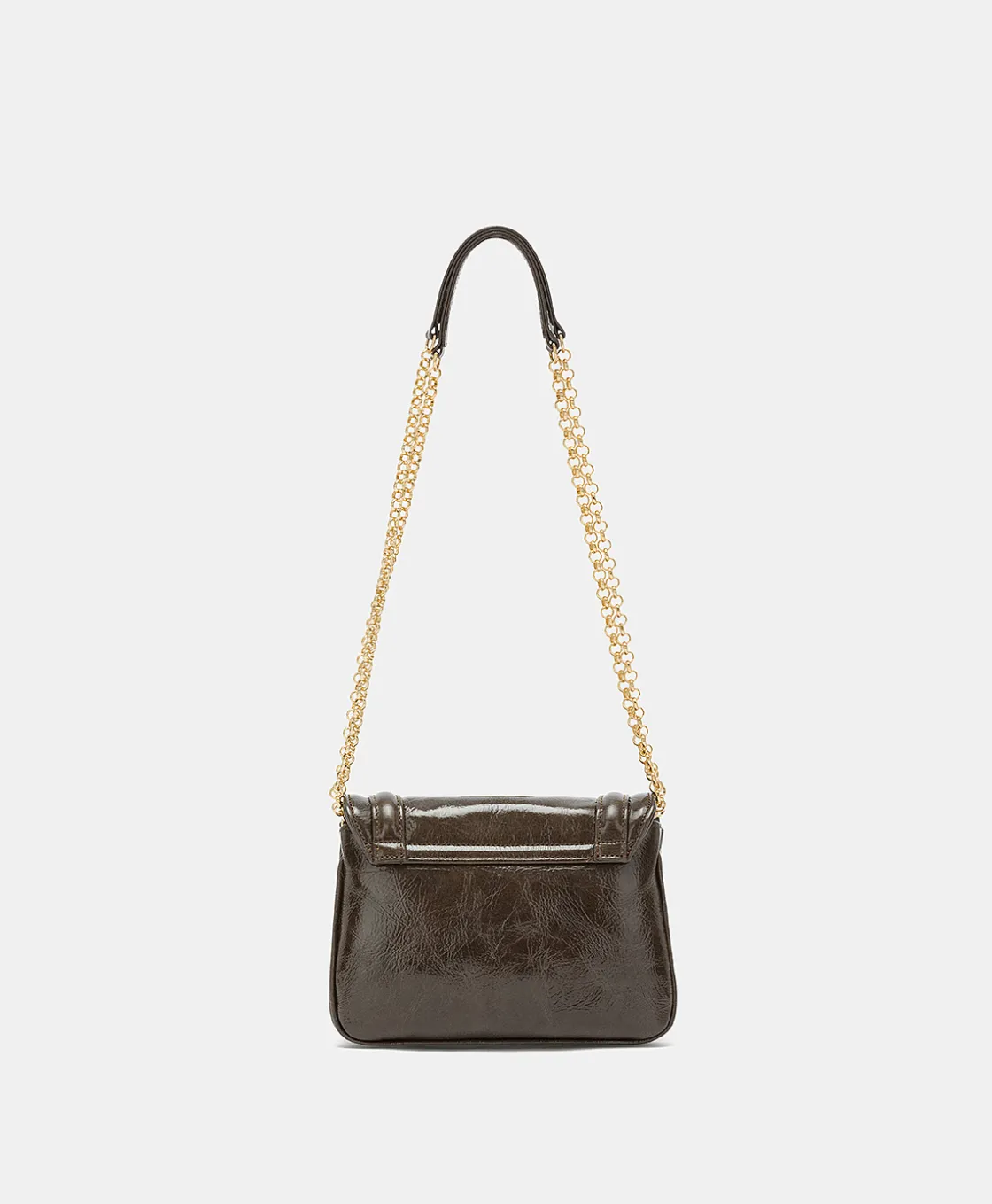 Momoni Sacs Et Pochettes*SAC MIMI' FLORE EN CUIR NAPLAK - BRUN FONCÉ BrunFoncé