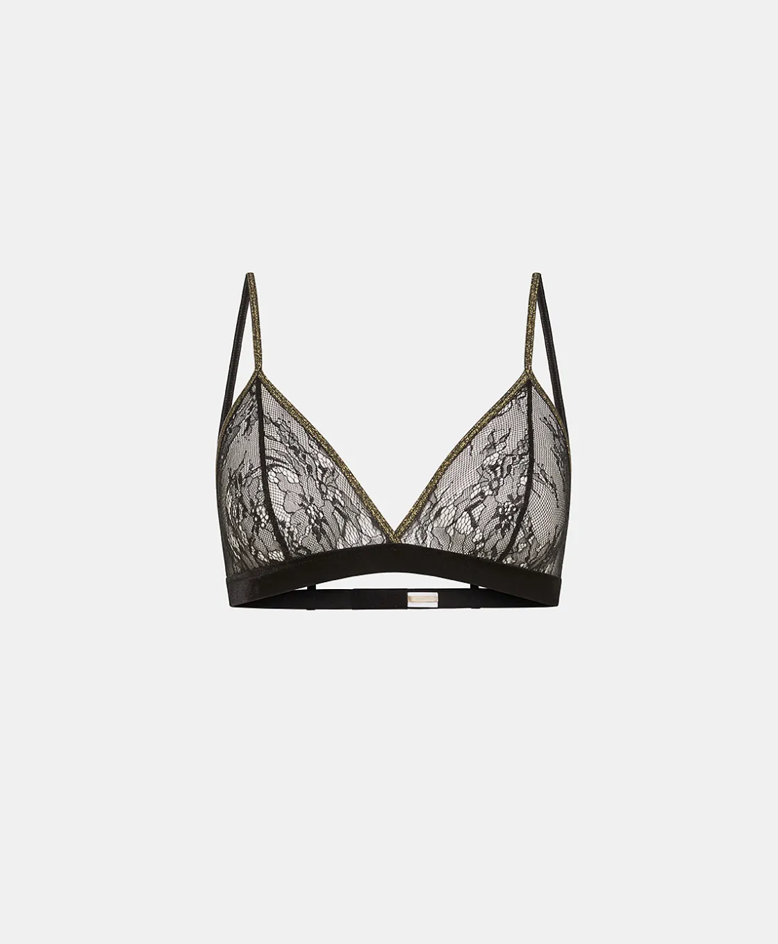Momoni Soutiens-Gorge*SOUTIEN-GORGE AZAMI EN DENTELLE AVEC VOLANT - Noir