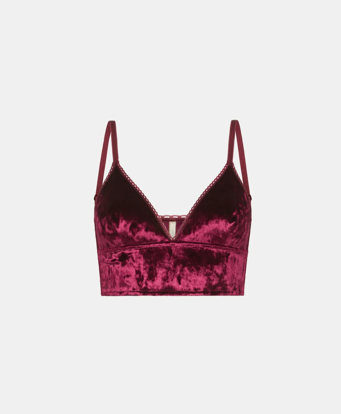 Momoni Soutiens-Gorge*SOUTIEN-GORGE NIKKI EN VELOURS STRETCH - Bordeaux