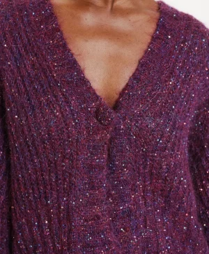 Momoni Mailles*TRICOT KUSA DÉGRADÉ - Violet