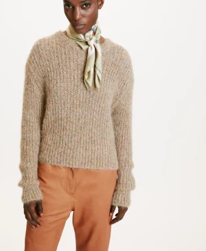 Momoni Mailles*TRICOT ODO DÉGRADÉ - Beige