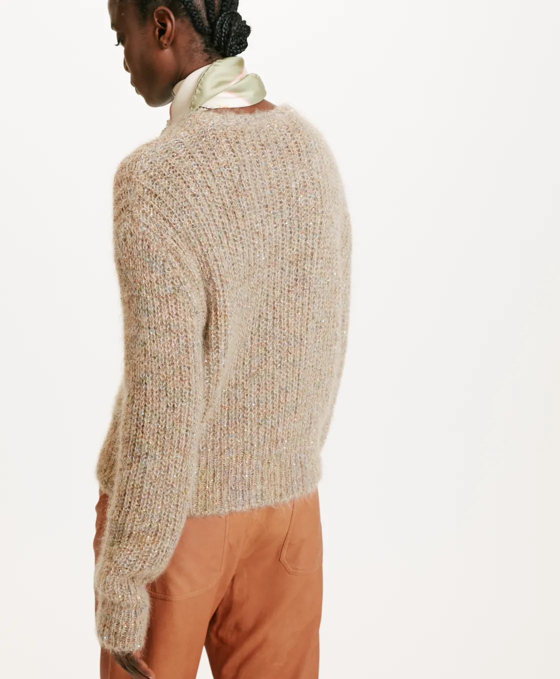 Momoni Mailles*TRICOT ODO DÉGRADÉ - Beige