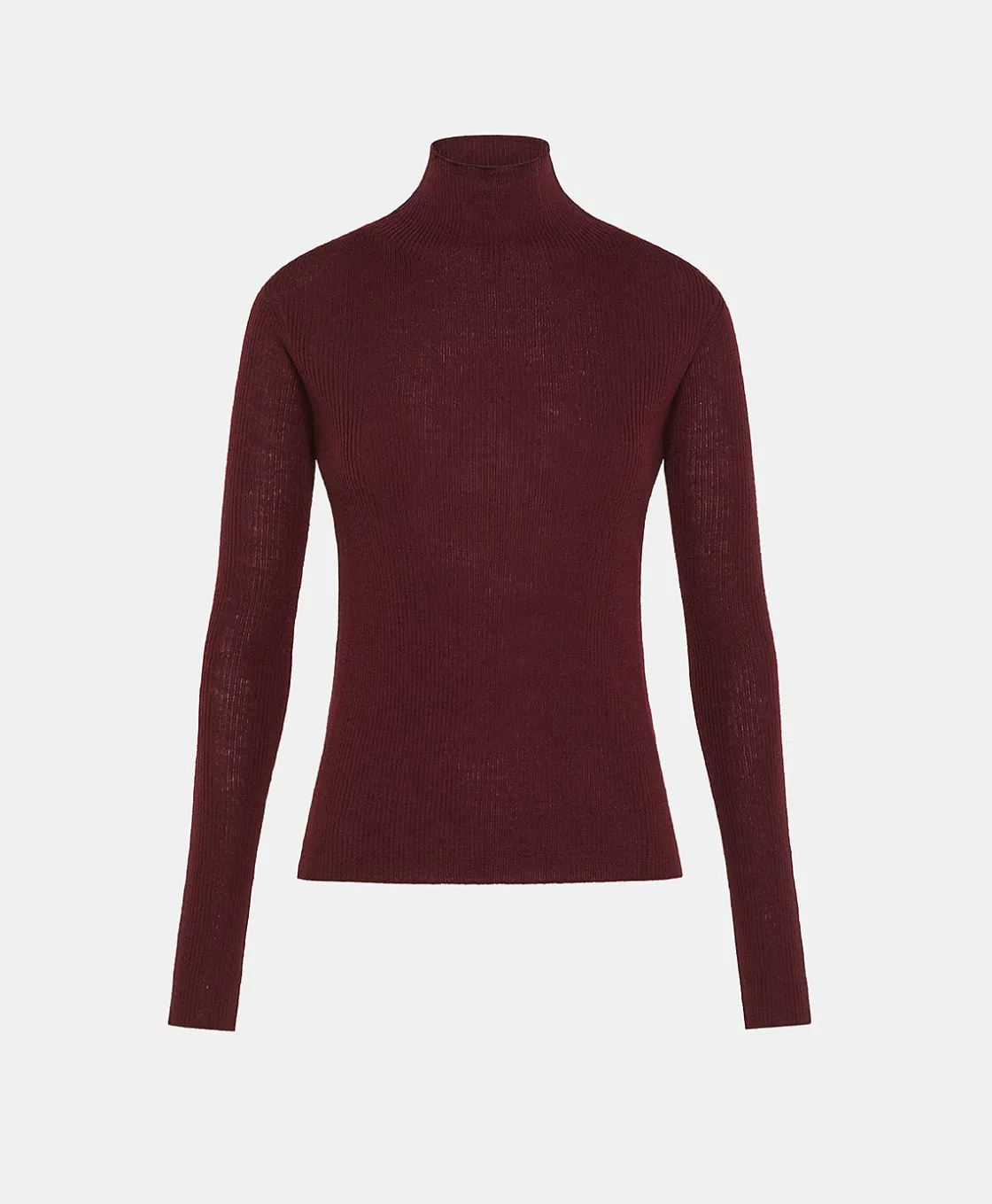 Momoni Mailles*TRICOT TORA EN LAINE MÉRINOS - MOÛT DE RAISIN MoûtdeRaisin