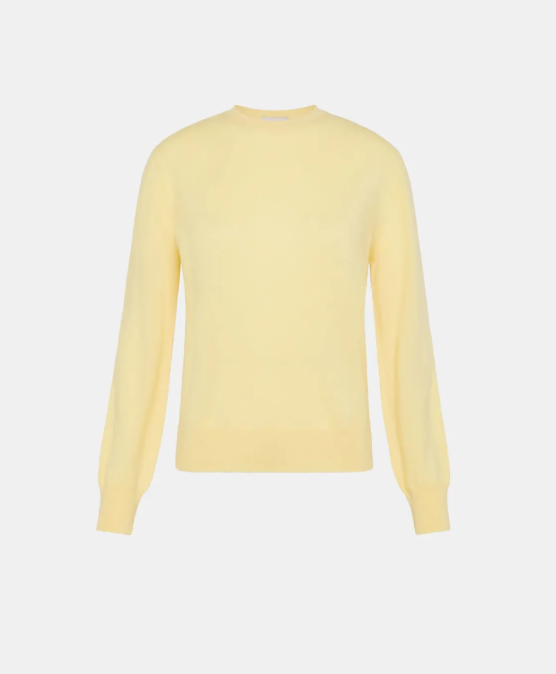 Momoni Mailles*TRICOT WASHI EN CACHEMIRE - JAUNE PÂLE JaunePâle