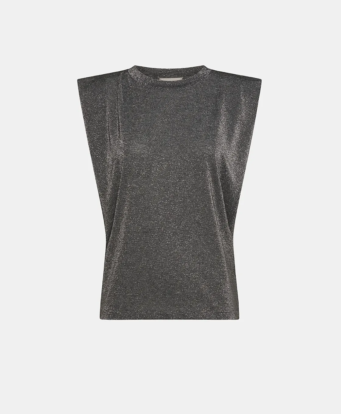 Momoni Tops Et T-Shirts*TSHIRT ENNA EN JERSEY LUREX - GRIS FONCÉ GrisFoncé