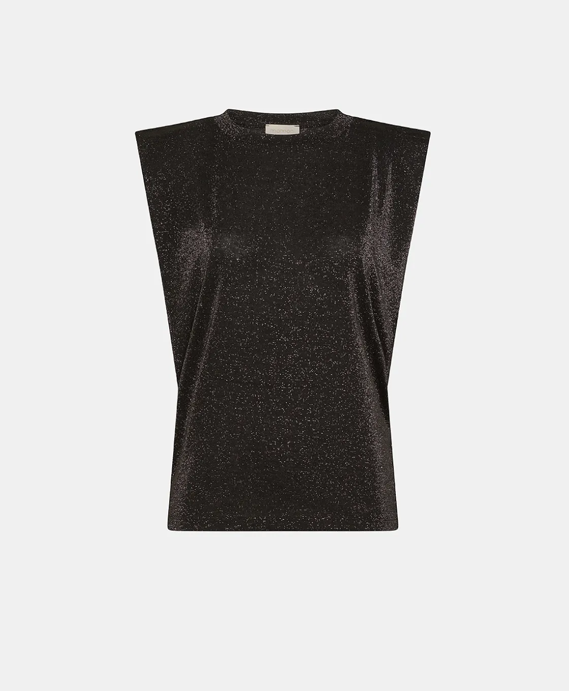 Momoni Tops Et T-Shirts*TSHIRT ENNA EN JERSEY LUREX - GRIS CHARBON GrisCharbon