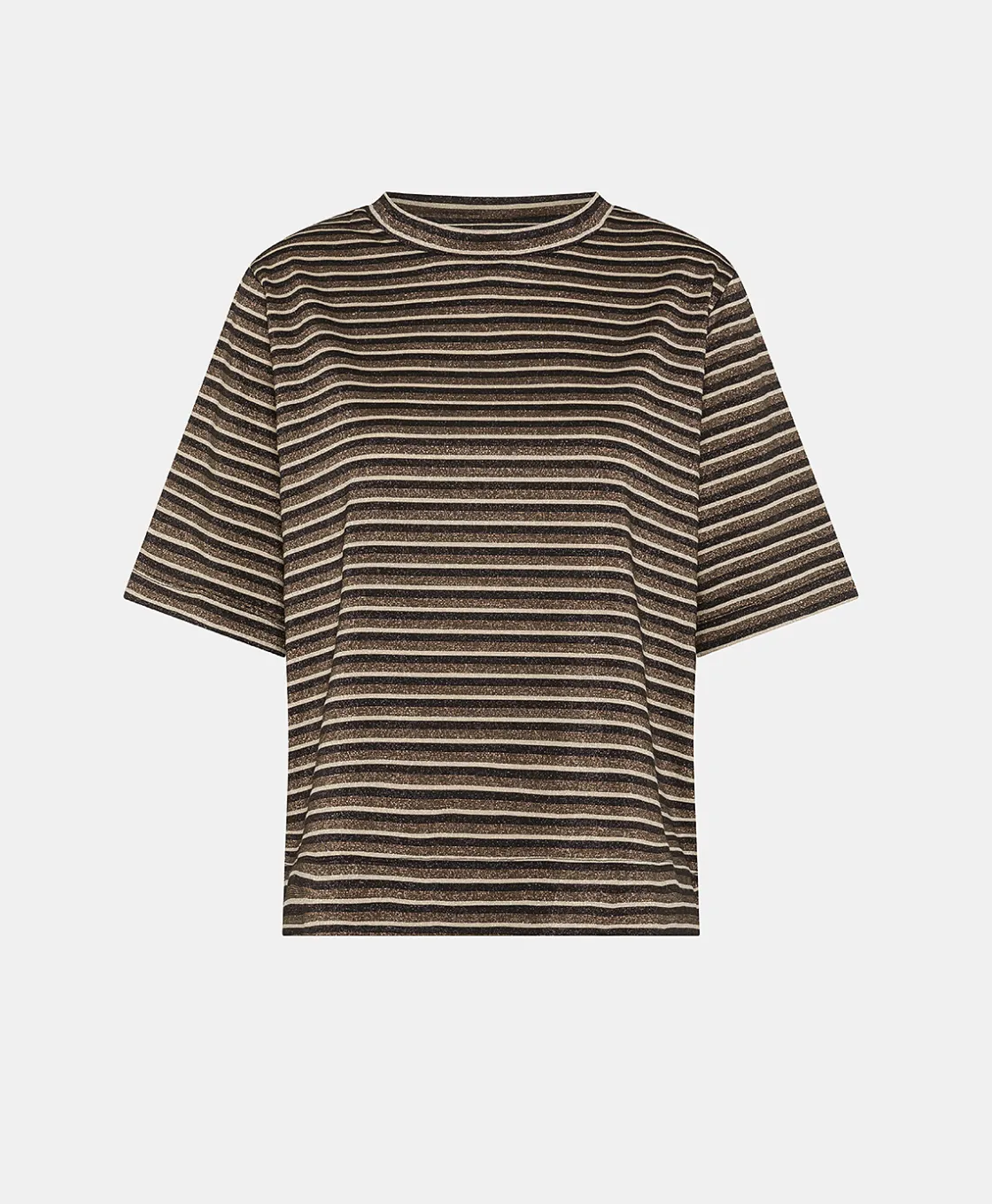 Momoni Tops Et T-Shirts*TSHIRT IORA EN JERSEY LUREX - MULTICOLORE CUIVRE MulticoloreCuivre