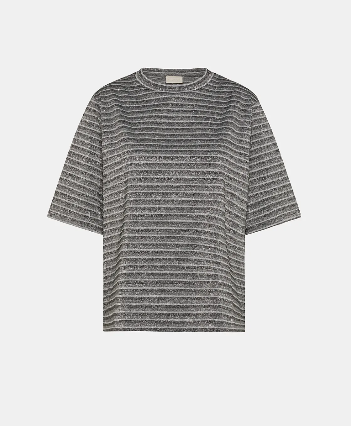 Momoni Tops Et T-Shirts*TSHIRT IORA EN JERSEY LUREX - GRIS MULTICOLORE GrisMulticolore