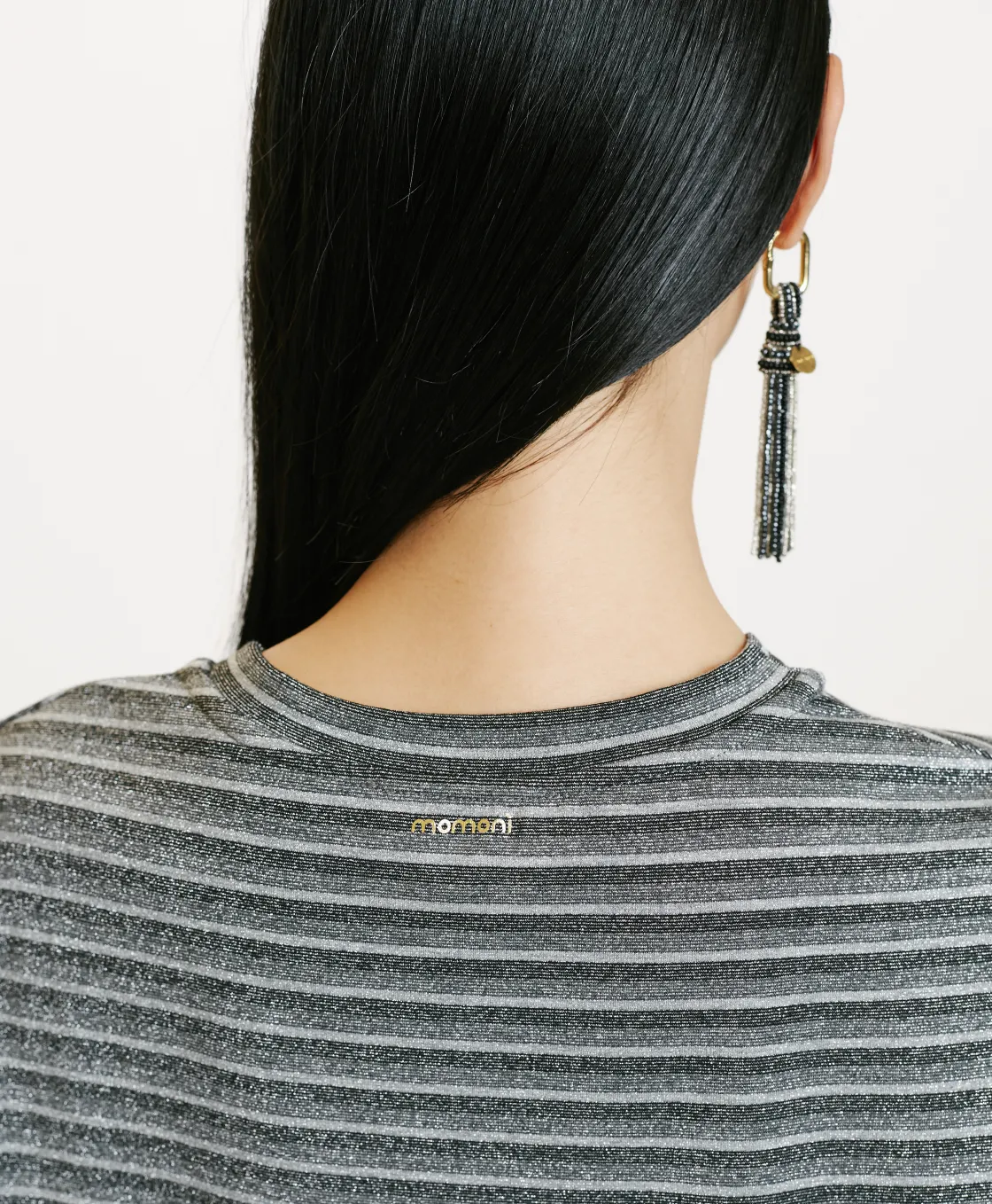 Momoni Tops Et T-Shirts*TSHIRT IORA EN JERSEY LUREX - GRIS MULTICOLORE GrisMulticolore