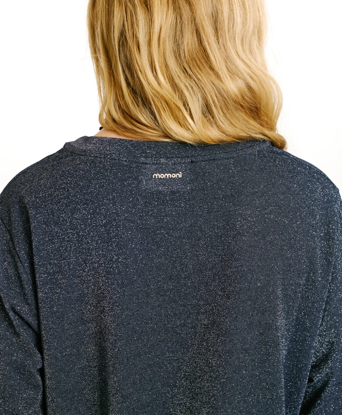 Momoni Tops Et T-Shirts*TSHIRT IORA EN JERSEY LUREX - Denim