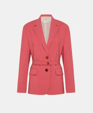 Momoni Vestes*VESTE REN EN LAINE FROIDE BISTRETCH - Corail