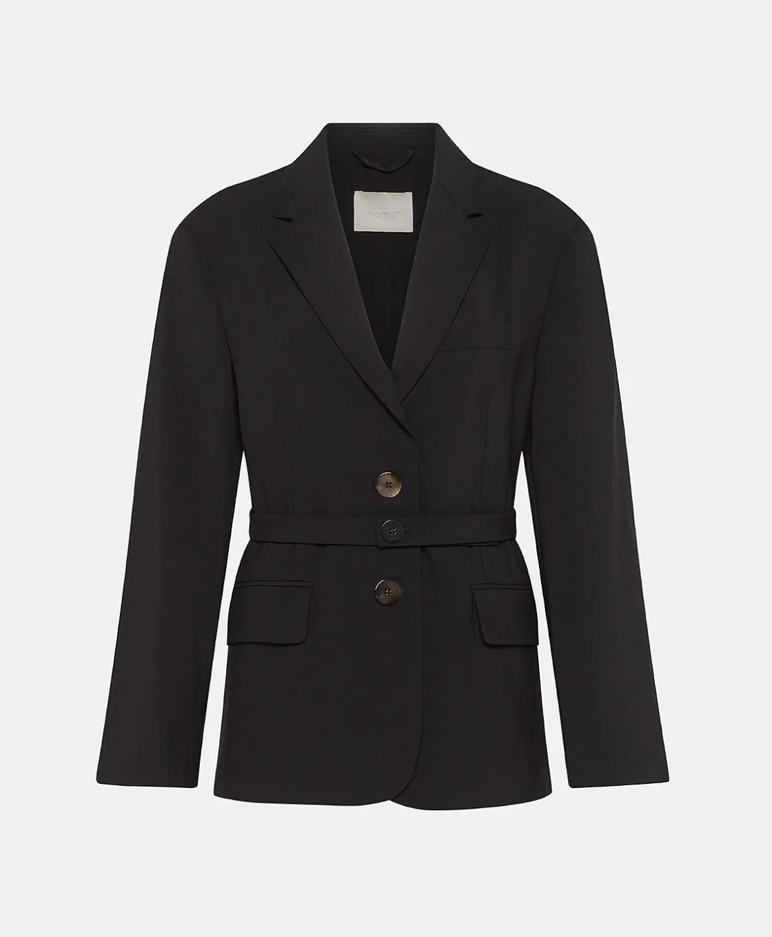 Momoni Vestes*VESTE REN EN LAINE FROIDE BISTRETCH - Noir