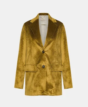 Momoni Vestes*VESTE AIRI EN VELOURS CÔTELÉ STRETCH - Gingembre