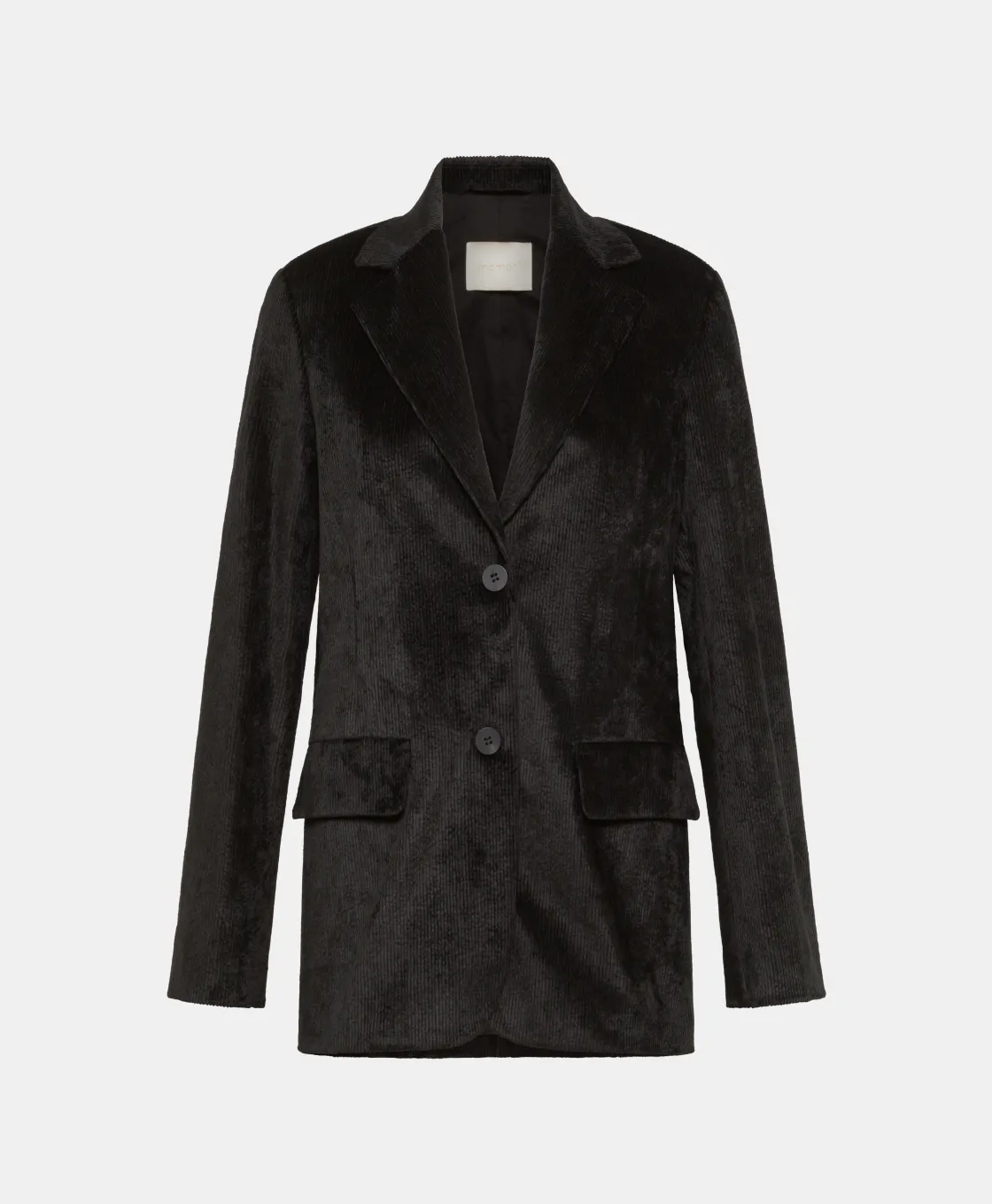 Momoni Vestes*VESTE AIRI EN VELOURS CÔTELÉ STRETCH - Noir