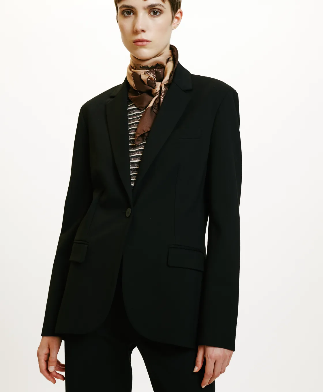 Momoni Vestes*VESTE HAKAMA AU POINT MILAN - Noir