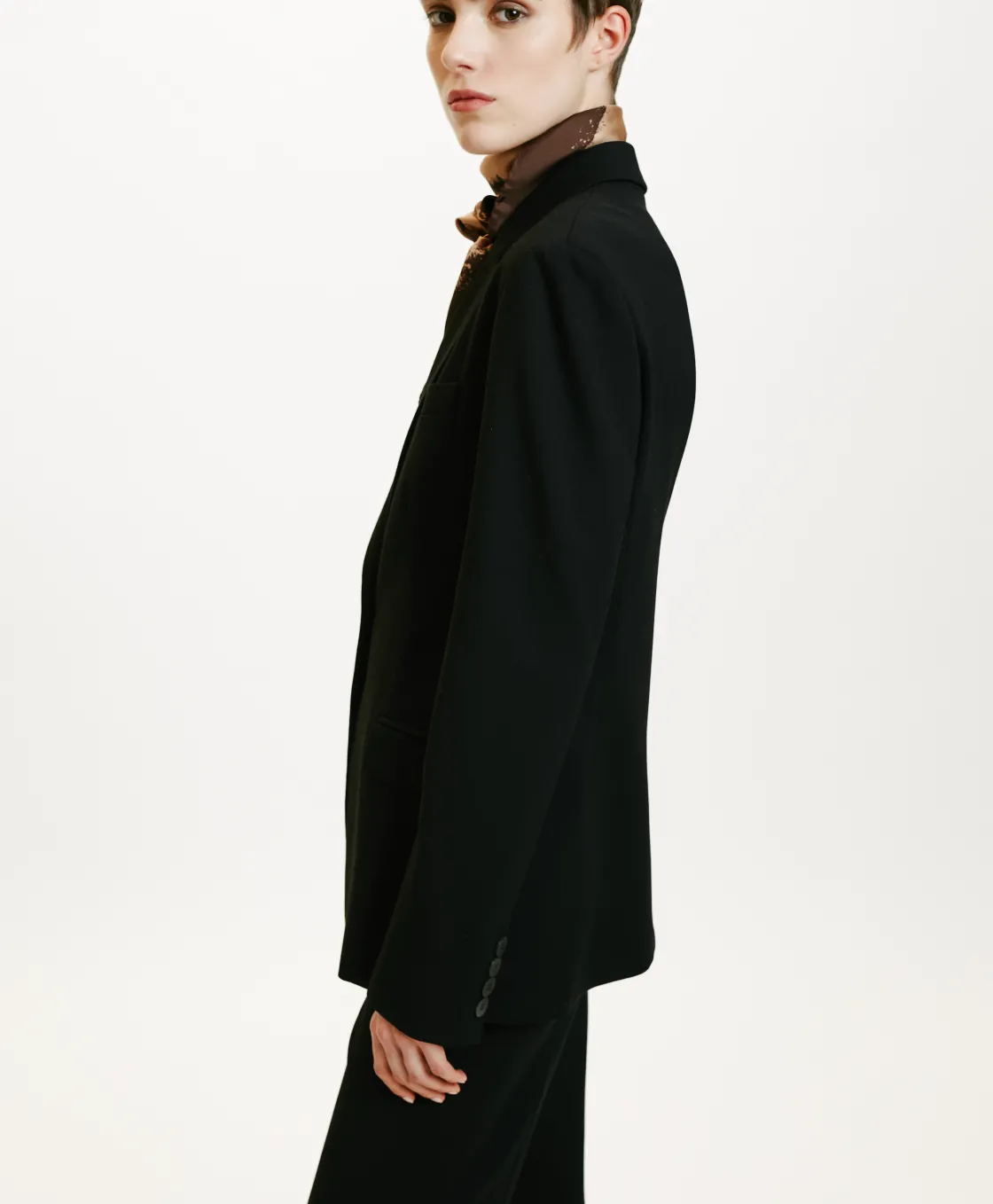 Momoni Vestes*VESTE HAKAMA AU POINT MILAN - Noir